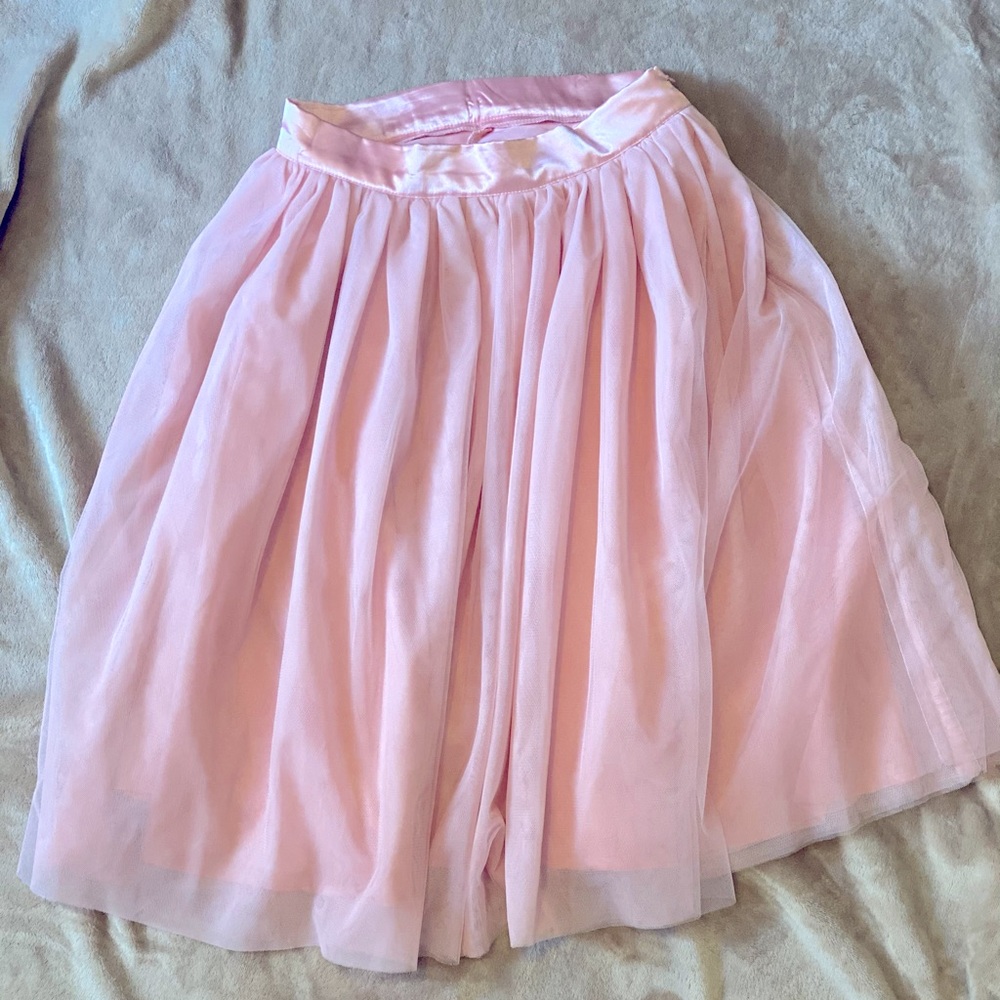 TOBI Pink Tulle Skirt